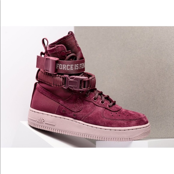 100% AUTHENTIC Nike SF-AF1 Vintage Wine 🍷 🔥 - Picture 2 of 2